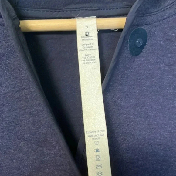 Lululemon City Bound Wrap Heathered Deep  Indigo Jacket S - Picture 3 of 14